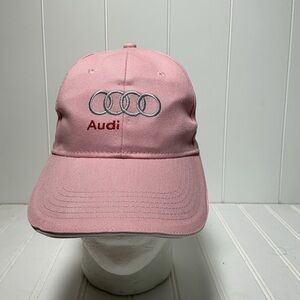Audi Logo Women's Strapback Adjustable Hat Cap Pink